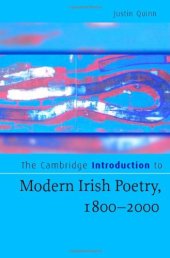 book The Cambridge Introduction to Modern Irish Poetry, 1800-2000 (Cambridge Introductions to Literature)