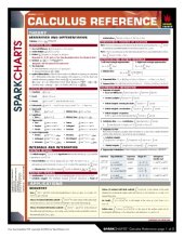 book Calculus Reference (SparkCharts)