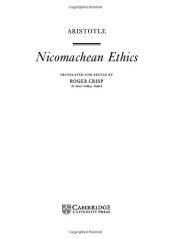 book Nicomachean Ethics