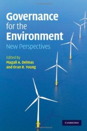 book Governance for the Environment: New Perspectives