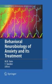 book Behavioral Neurobiology of Anxiety and Its Treatment