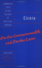 book On the Commonwealth and On the Laws