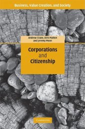 book Corporations and Citizenship (Business, Value Creation, and Society)