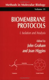 book Biomembrane Protocols: I. Isolation and Analysis (Methods in Molecular Biology)