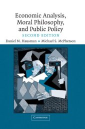 book Economic Analysis, Moral Philosophy and Public Policy