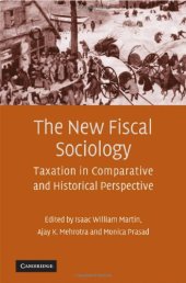 book The New Fiscal Sociology: Taxation in Comparative and Historical Perspective