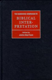 book The Cambridge Companion to Biblical Interpretation (Cambridge Companions to Religion)