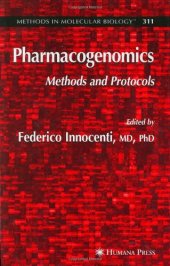 book Pharmacogenomics: Methods and Protocols