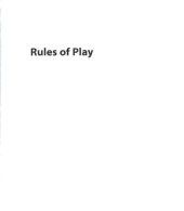 book Rules of Play: Game Design Fundamentals (The MIT Press)