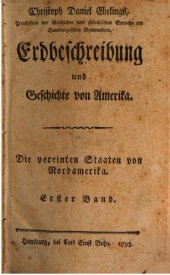 book Erdbeschreibung und Geschichte von Amerika. Die vereinten Staaten von Nordamerika