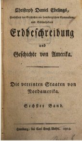 book Erdbeschreibung und Geschichte von Amerika. Die vereinten Staaten von Nordamerika