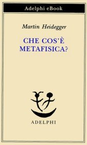 book Che cos'è metafisica?