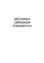 book Mechanika ośrodków porowatych