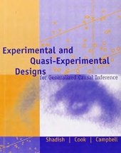 book Experimental and Quasi-Experimental Designs for Generalized Causal Inference