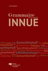 book Grammaire de la langue innue