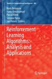 book Reinforcement learning algorithms: analysis and applications.