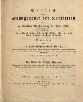 book Versuch einer Monographie der Kartoffeln oder ausführliche Beschreibung der Kartoffeln, nach ihrer Geschichte, Charakteristik, Cultur und Anwendung in Deutschland