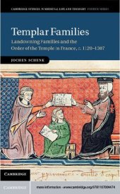 book Templar Families: Landowning Families and the Order of the Temple in France, C. 1120-1307