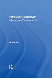 book Participant Observer: Memoir of a Transatlantic Life