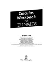 book Calculus Workbook For Dummies