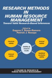 book Research Methods in Human Resource Management: Toward Valid Research-Based Inferences