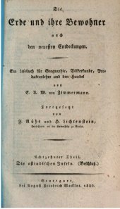 book Die ostindischen Inseln (Beschluß)