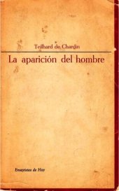 book La aparición del hombre