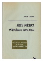 book A Arte Poética, O Meridiano e Outros Textos.