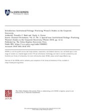 book Institutional Feelings: Practicing Women’s Studies in the Corporate University