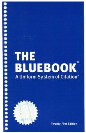 book The Bluebook: A Uniform System of Citation