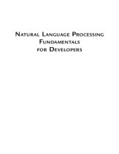 book Natural Language Processing Fundamentals for Developers