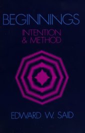 book Beginnings: Intention and Method