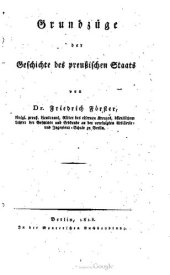 book Grundzüge der Geschichte des Preußischen Staates