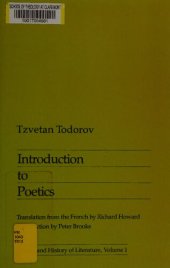 book Introduction to Poetics