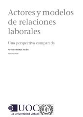 book Actores y modelos de relaciones laborales una perspectiva comparada