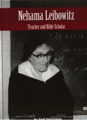 book Nehama Leibowitz : Teacher and Bible Scholar