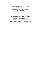 book The Gesta Guillelmi of William of Poitiers