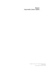 book Angewandte Lineare Algebra