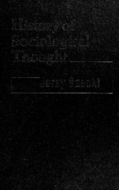 book History of Sociological Thought