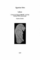 book Lahun. A town in Egypt 1800 BC, and the history of its landscape