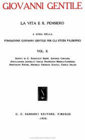 book Giovanni Gentile. La vita e il pensiero. Studi sul pensiero di Giovanni Gentile