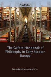 book The Oxford Handbook of Philosophy in Early Modern Europe