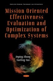 book Mission Oriented Effectiveness Evaluation and Optimization of Complex Systems