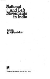 book National and Left Movements in India