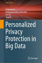 book Personalized Privacy Protection in Big Data