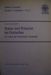 book Status und Polarität im Gotischen, im Lichte des Kymrischen dargestellt