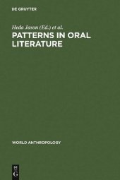 book Patterns in Oral Literature