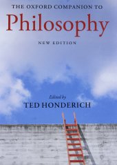 book The Oxford Companion to Philosophy New Edition