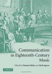 book Communication in Eighteenth-Century Music