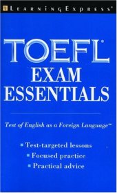 book TOEFL Exam Essentials